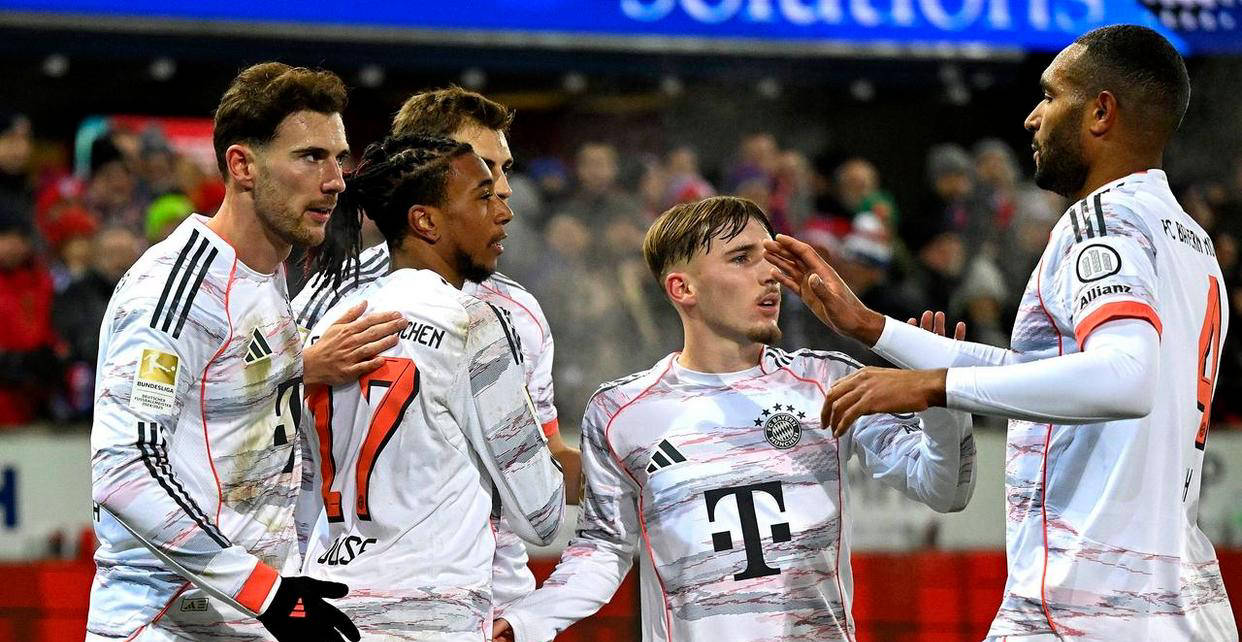 拜仁4-0大胜，美因茨0-0战平，德甲第15轮积分榜揭晓：拜仁独领风骚